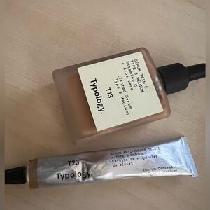 Typology tinted moisturizer and concealer